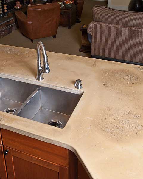 GeoMatrix fly ash and glass countertops